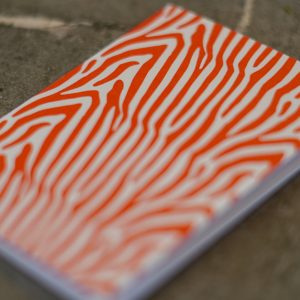 GIRAFFE ORANGE WRAPPING PAPER PER SHEET